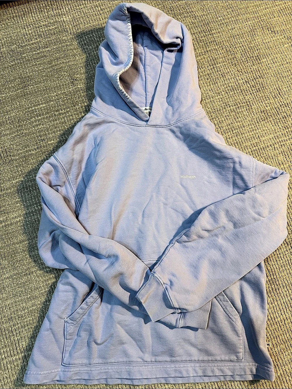 Madhappy Classics Fleece Hoodie Purple Medium